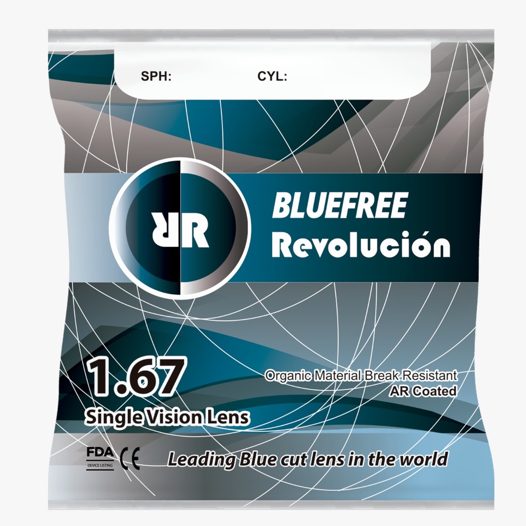 P03 1.67 Revo Bluefree Alta Force AR- Rx3