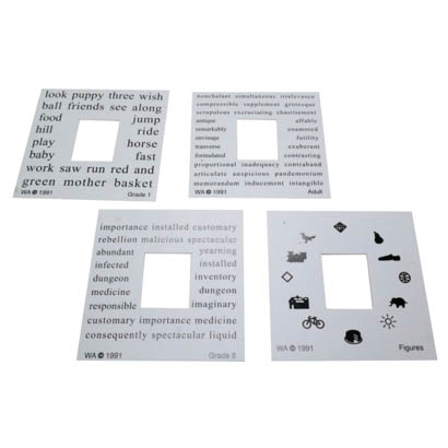 TARJETA P/RETINOSCOPIO (SET) Welch Allyn