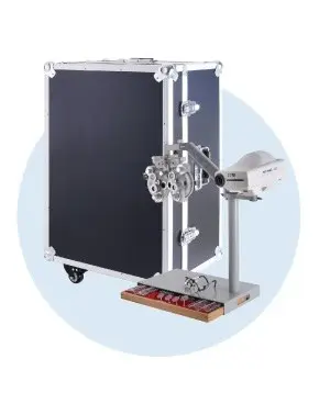 2221 Mobile Eye Exam Cabinet