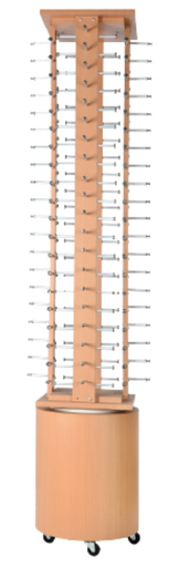 [A2021] 8502 Wood Display rotate 80pcs
