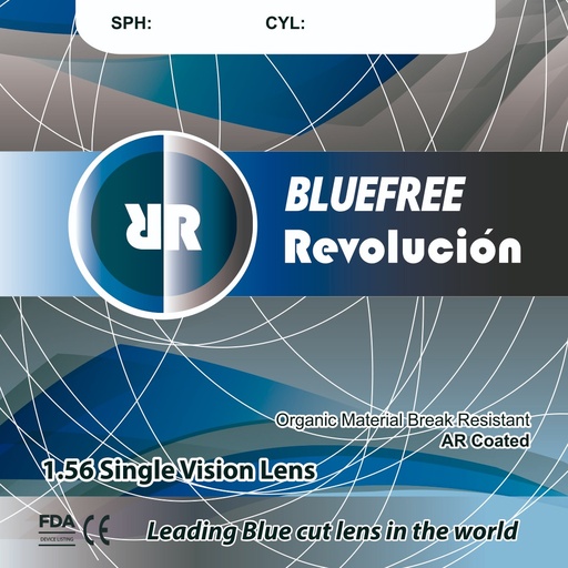 [0.00 a -6.00= -4.00x] M07 1.56 Revo Bluefree AR 2G - Rx2