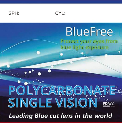 [0.00 a -6.00= -2.00x] G01 Poly Bluefree AR- Rx1 azul